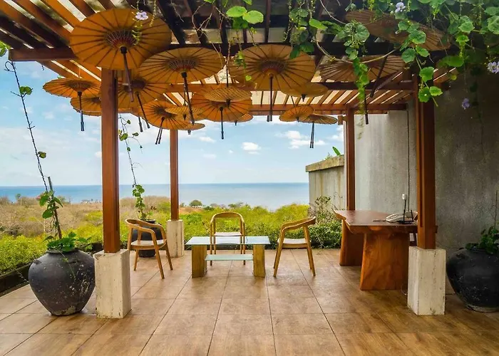 别墅 Paanchali Ocean View Near Melasti *